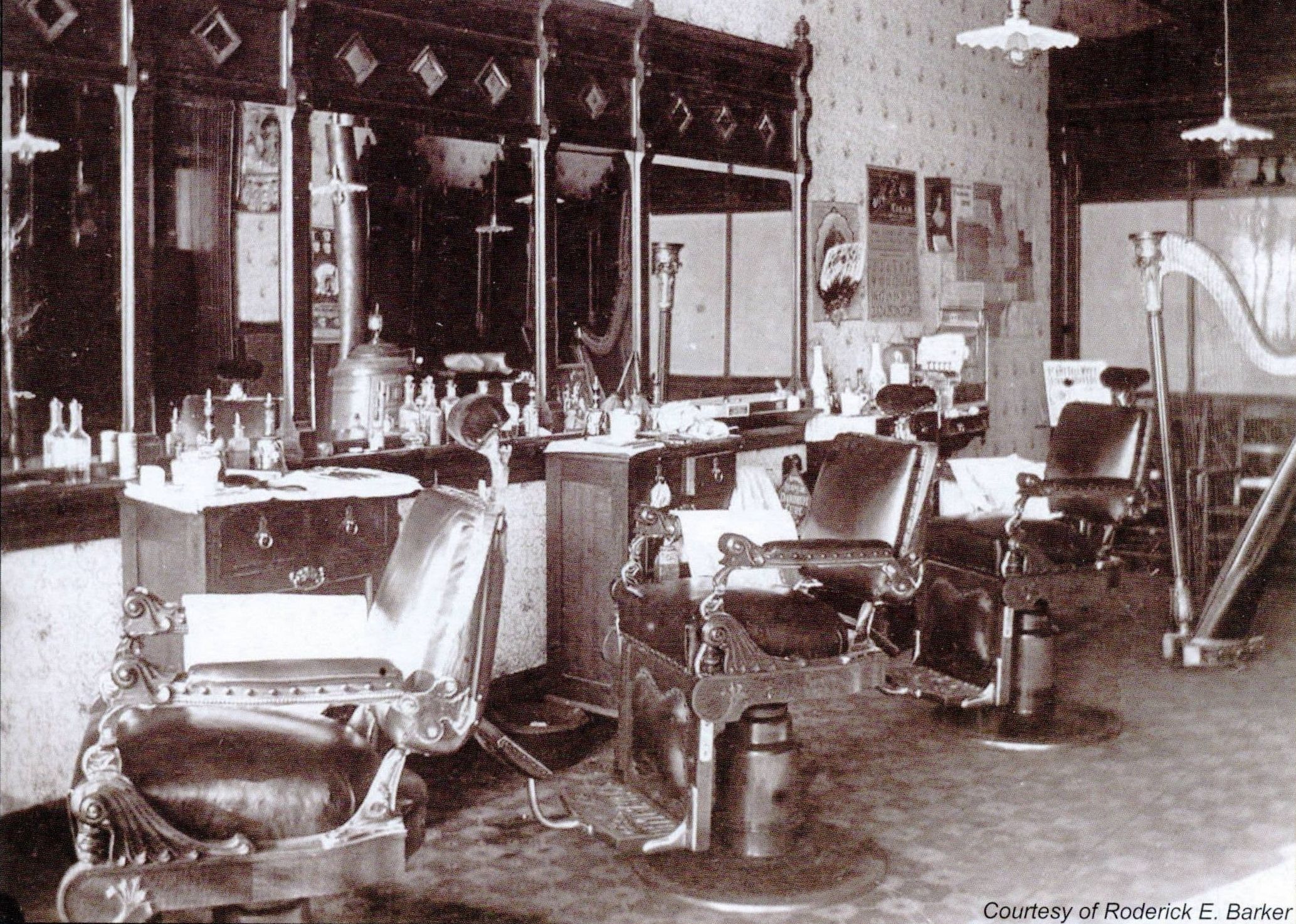 Historical Image of Barbershop The Strater Hotel Durango Colorado